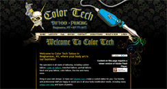 Desktop Screenshot of colortechtattoo.com